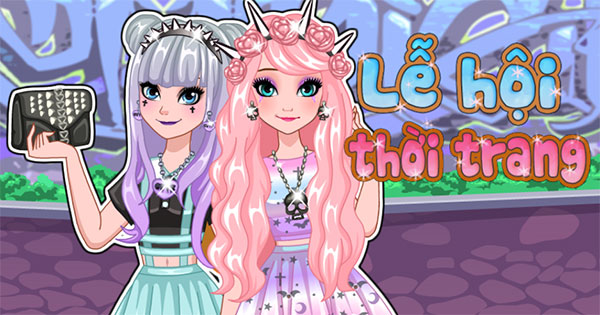 Game Lễ Hội Thời Trang - Frozen Sisters Go Pastel Goth - Game Vui