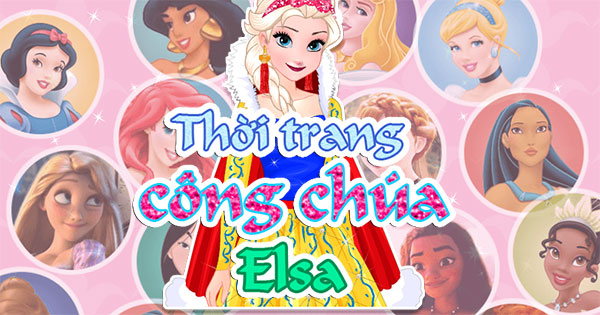 Game Thời Trang Công Chúa Elsa - Elsa Fairytale Trends - Game Vui