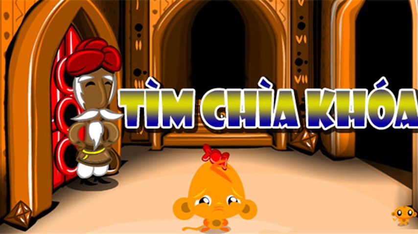 Game Chú Khỉ Buồn: Tìm Chìa Khóa - Monkey Go Happy Stage 100 - Game Vui