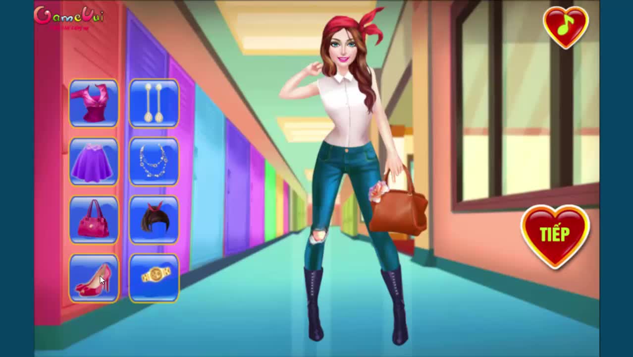 Game Phải Thật Xinh Đẹp - Anne College Crush - Game Vui